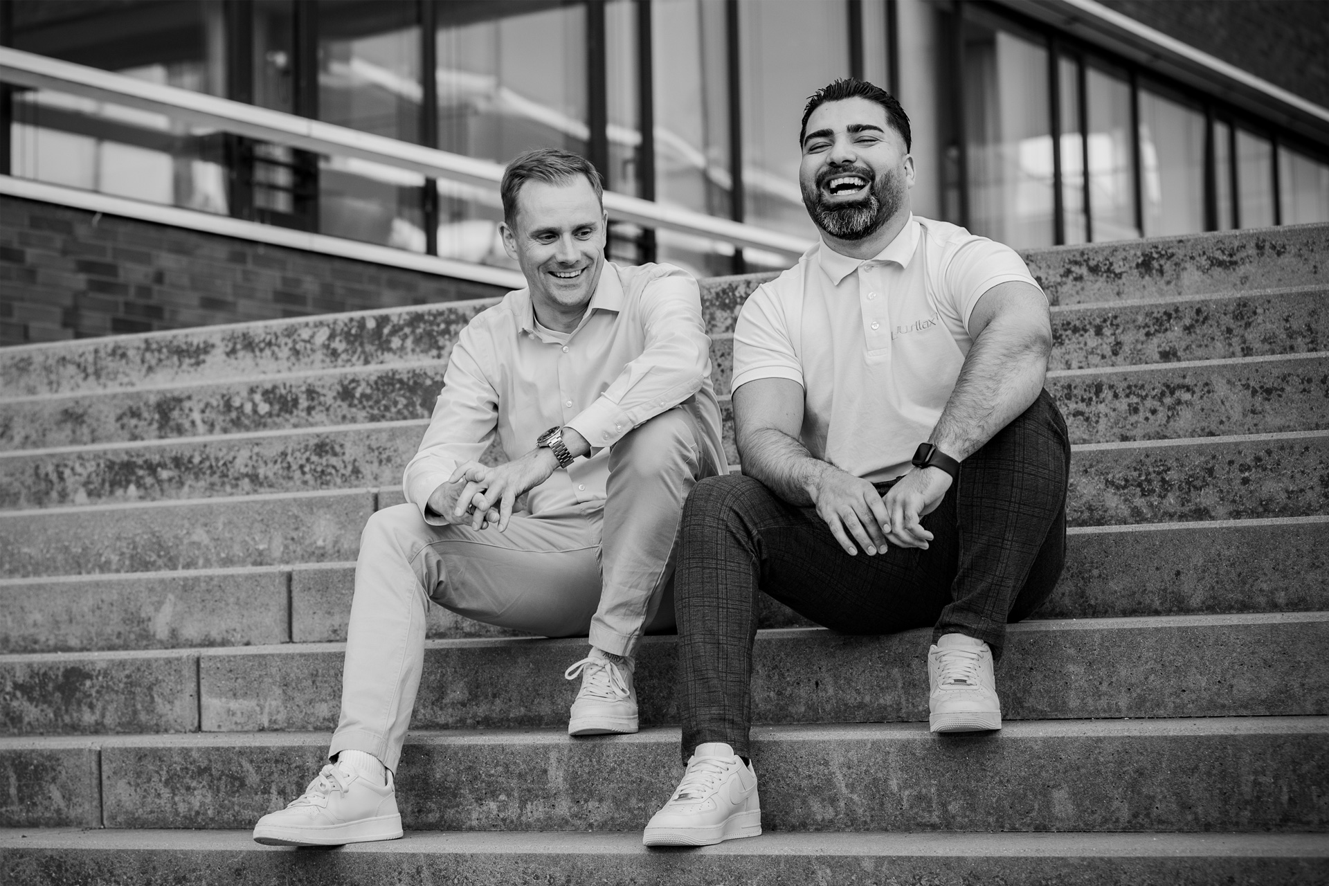 Tamin Navabi und Kevin Schmidt im Gespräch